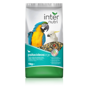 Dist. de Alimentos p/ t/ tipo de Animais | Canários PSITACÍDEOS LARGE | Saco de 700g/3Kg/15kg  Alimentos completo para Psitacídeos de grande porte.
